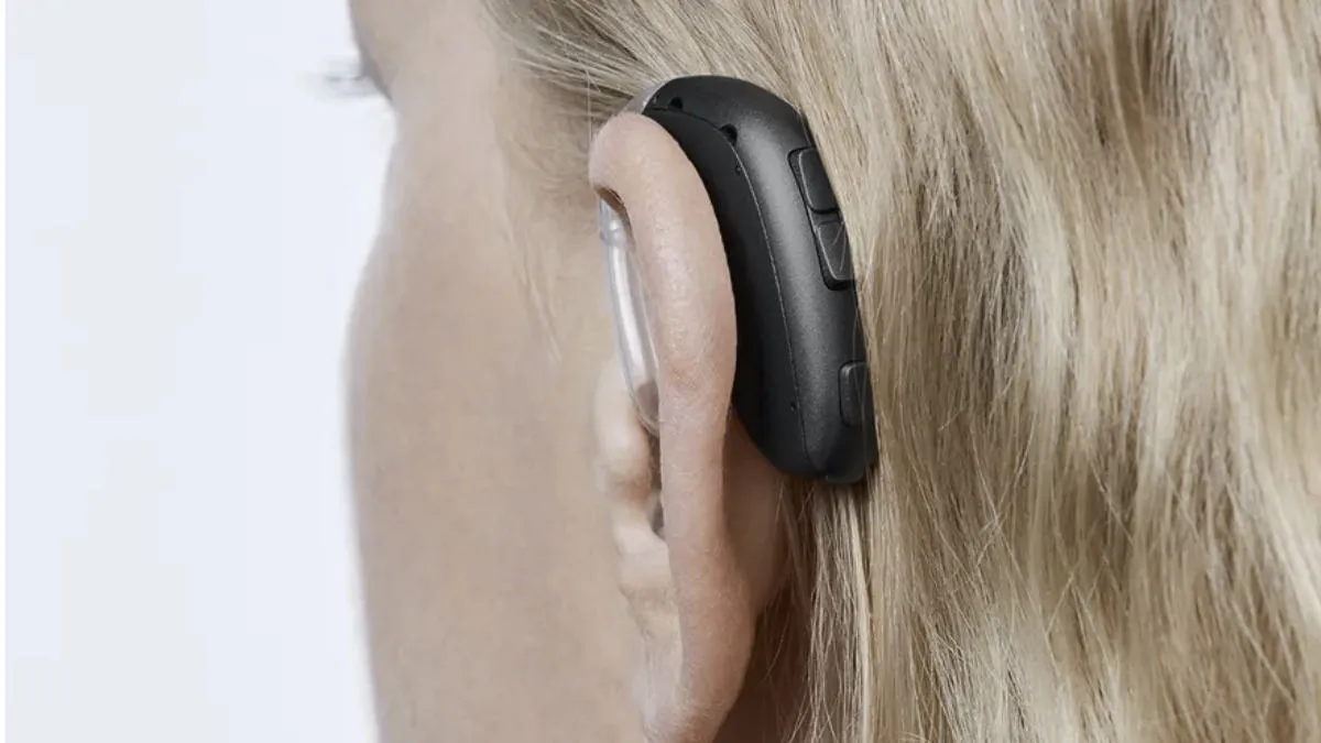 Oticon Xceed behind-the-ear (BTE) hearing aids are among the most powerful rechargeable hearing aids available, offering a full-day of battery life and wireless connectivity. 