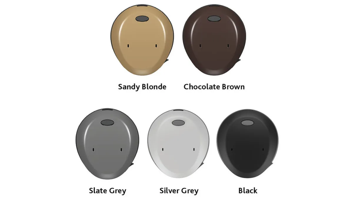 The Osia System comes in 5 color choices for the processor and the shell covers can be interchanged.