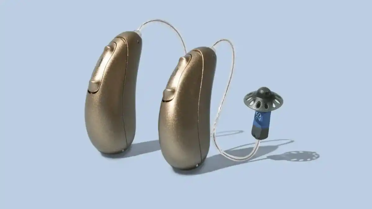 Audicus Wave 2 hearing aids.