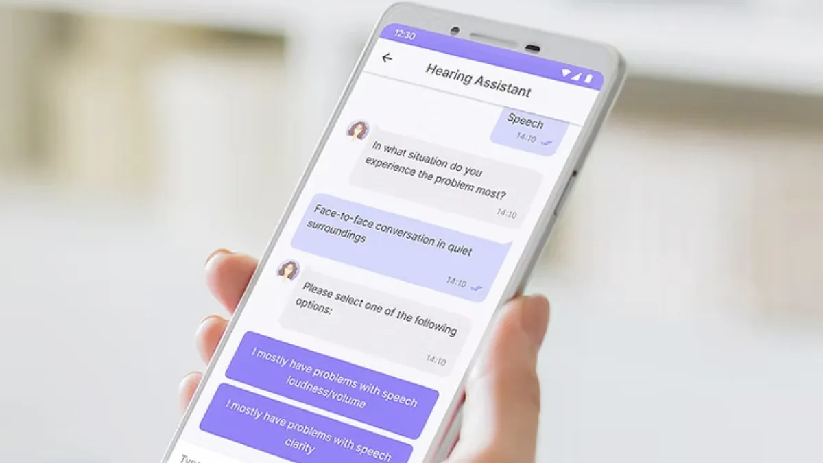The Tuned app features an advanced AI Hearing Assistant designed to tackle real-world audiological issues, providing real-time, accurate solutions.