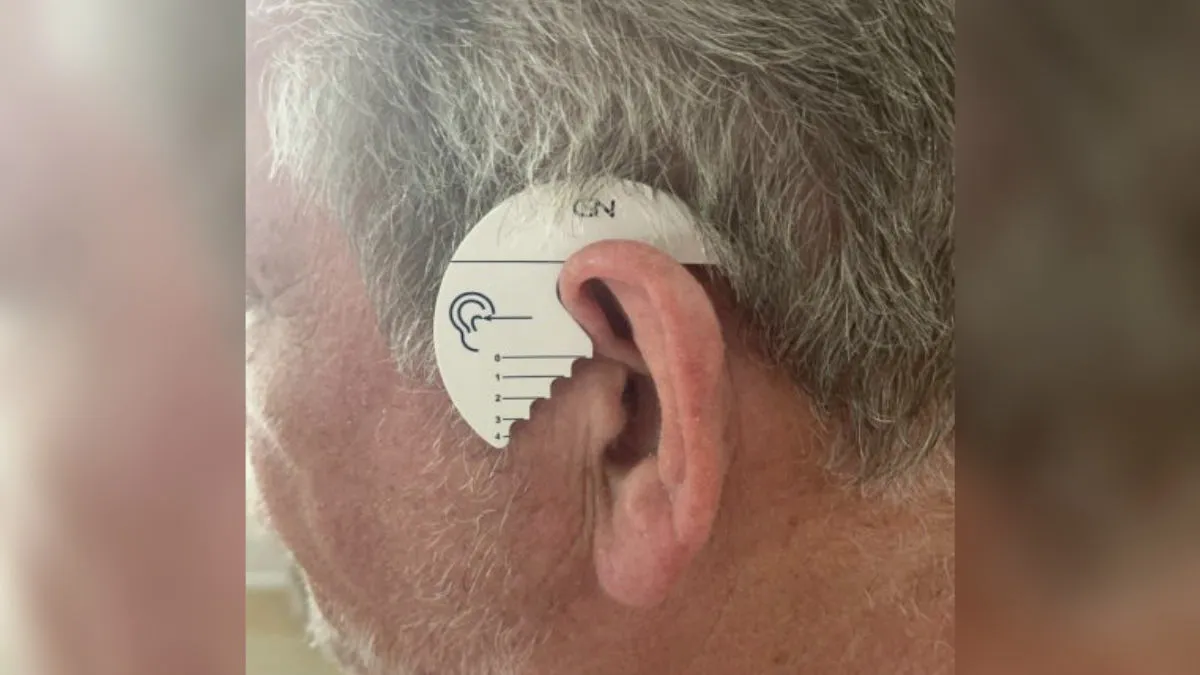The tool used for measuring the wire for the Jabra Enhance Select RIC hearing aids.