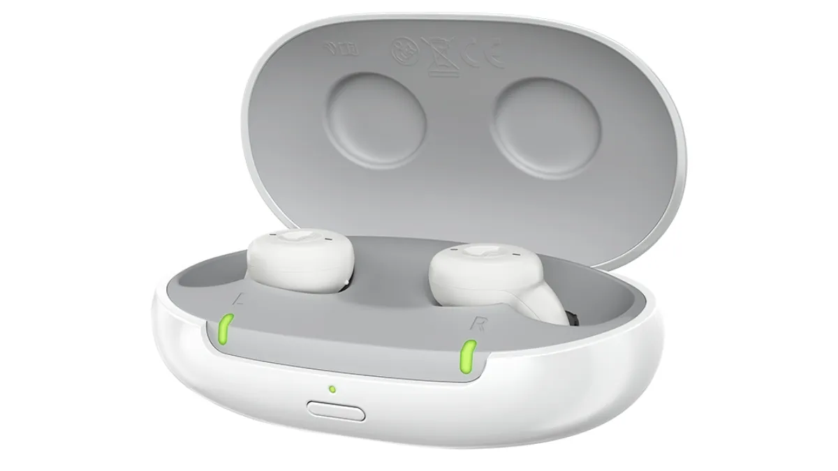 Signia Active Pro IX with portable charging case.