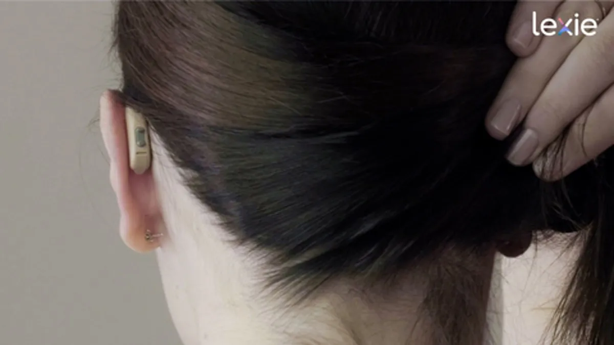 Lexie Lumen hearing aid.