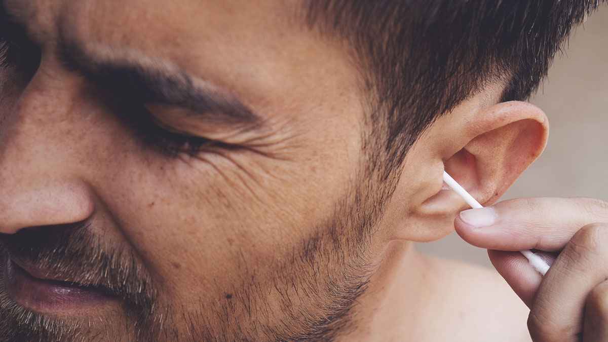 When using a Q-tip or cotton swab, you risk pushing earwax further into the ear, which can cause wax impaction or perforation of the eardrum.