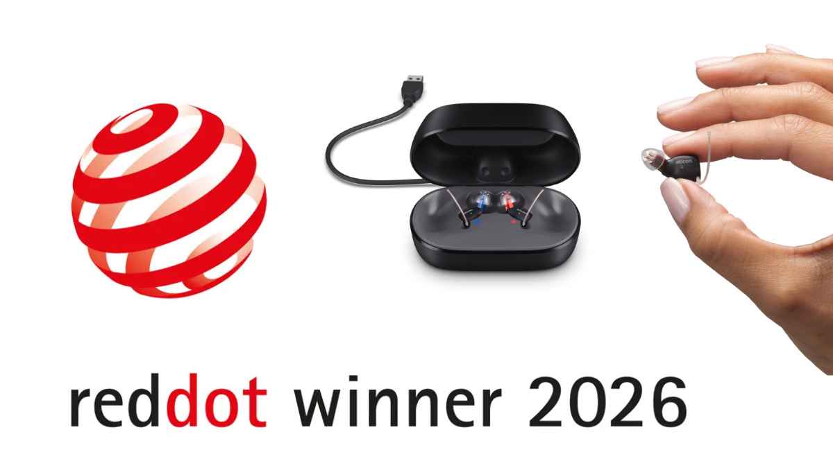 Oticon Zeal Wins Red Dot Design Award