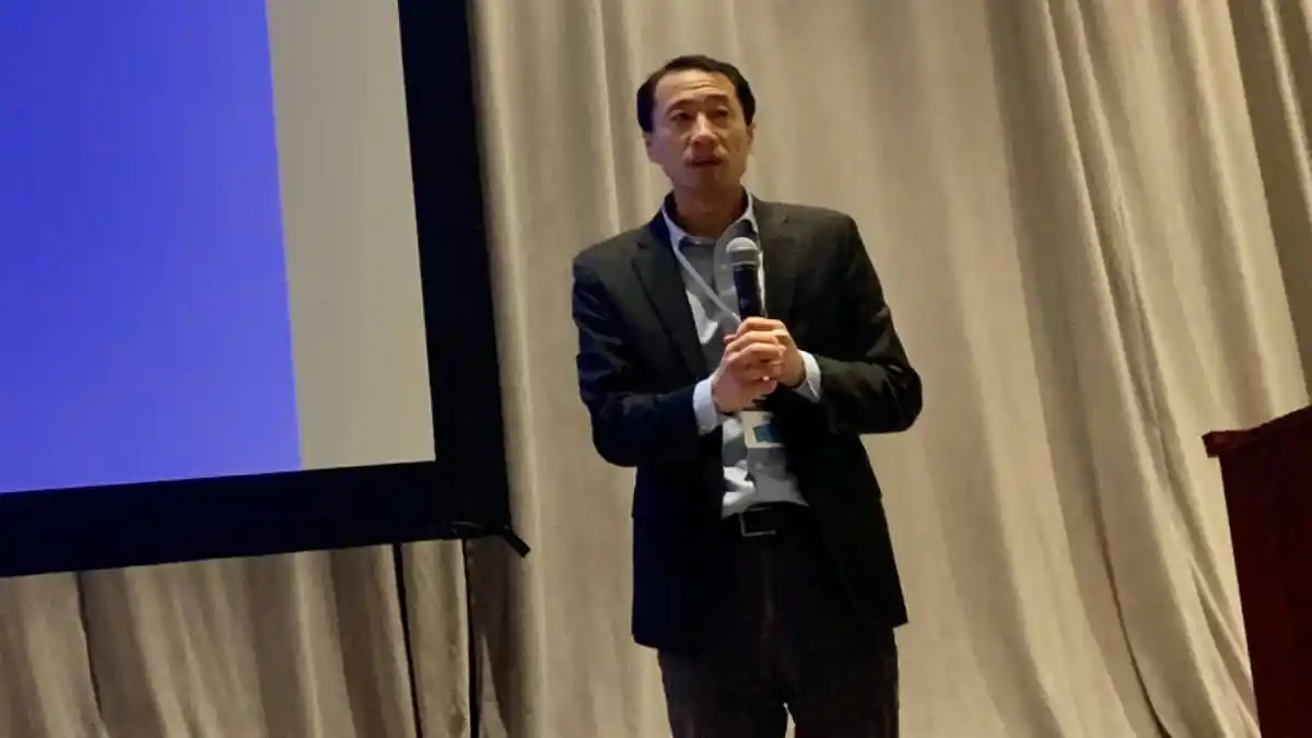 Johns Hopkins researcher Dr. Frank Lin, MD, PhD, a strong advocate of the Hearing Number, makes a case for its value at the 2023 Academy of Doctors of Audiology Conference in November. 
