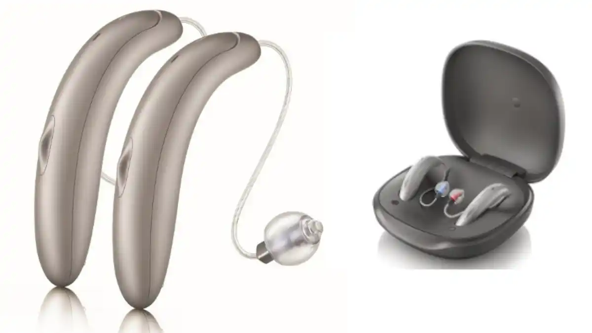 Vivante Moxi V-RS with its slim design and recharger.