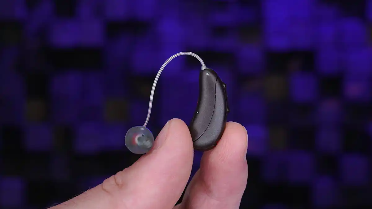 Audicus Omni 2 hearing aid was recently reviewed and received good marks from the independent HearAdvisor Lab. Photo: Steve Taddei, AuD.