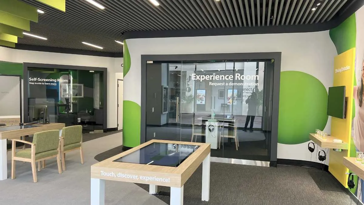 The AudioNova/Connect concept store, like this one in Irvine, Calif, is designed to provide a more personalized and immersive experience for people interested in hearing solutions.