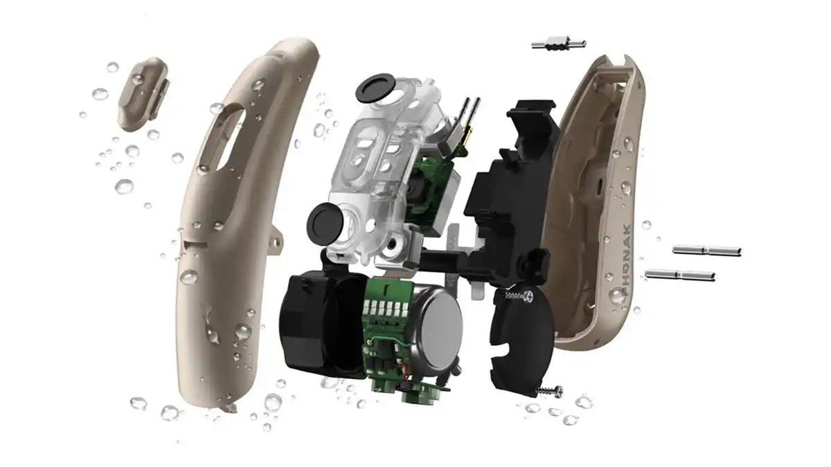 Many modern hearing aids now have an IP68 rating which is considered the "gold standard" for protection against moisture and debris; however, that does not make them impervious to the elements.