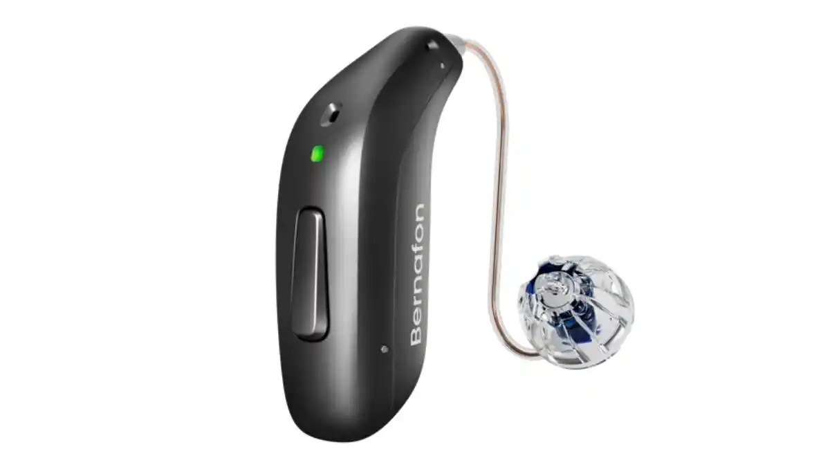 Photo of black Encanta RITE aid with green LED and one button