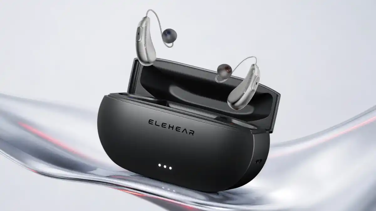 ELEHEAR Beyond 2 Pro with portable charger.