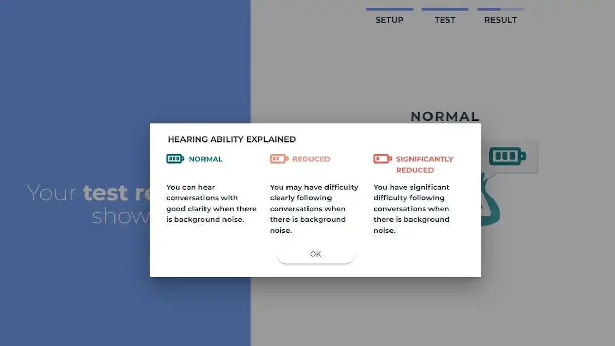 Lexie's clinically validated online hearing test is a speech-in-noise screener that you can take at home wear headphones.