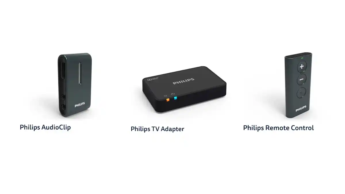 Accessories for the Philips HearLink 50.