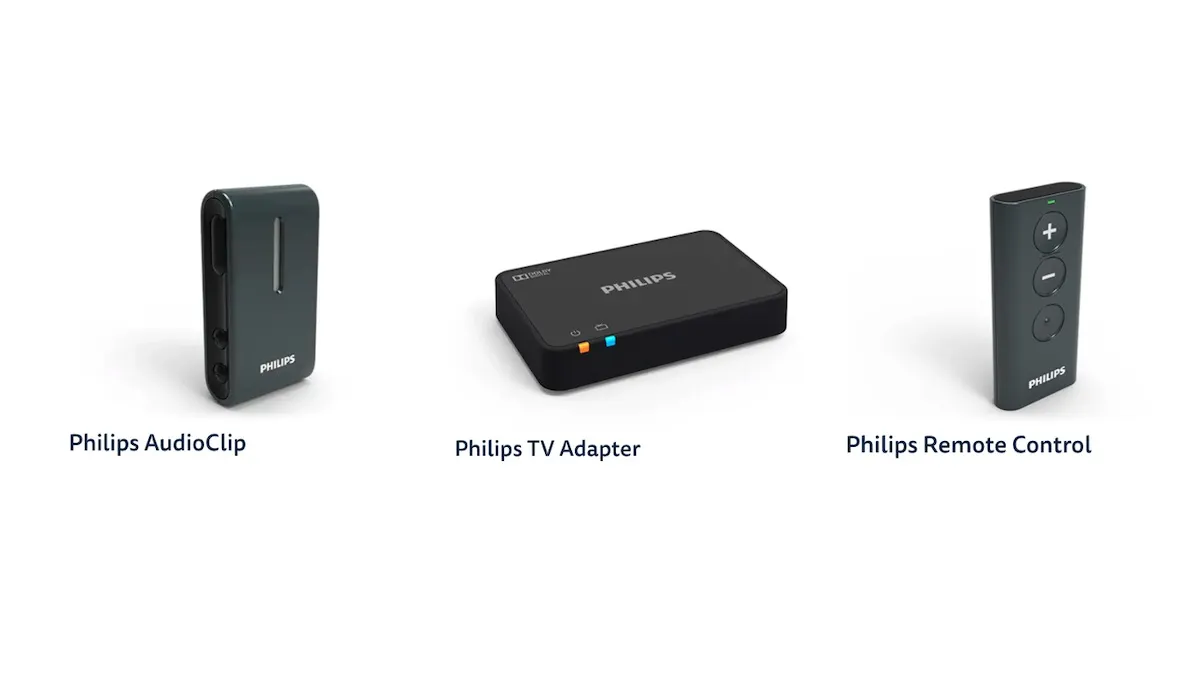 Accessories for the Philips HearLink 50.