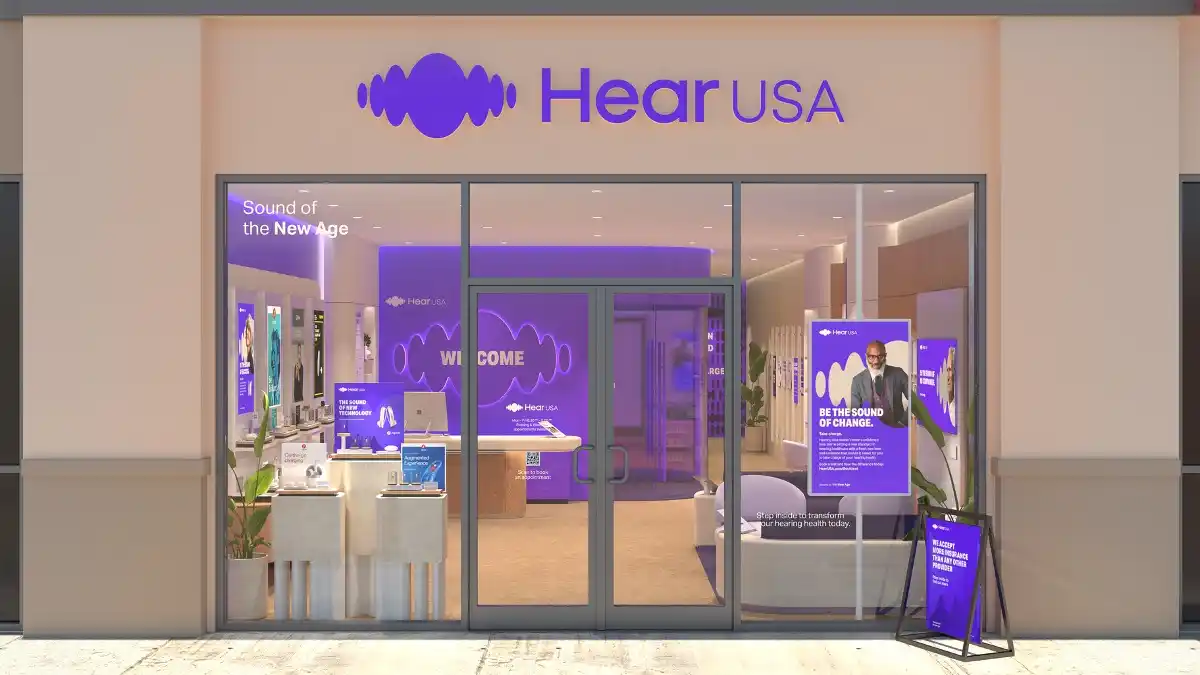 HearUSA Center of the Future Storefront.