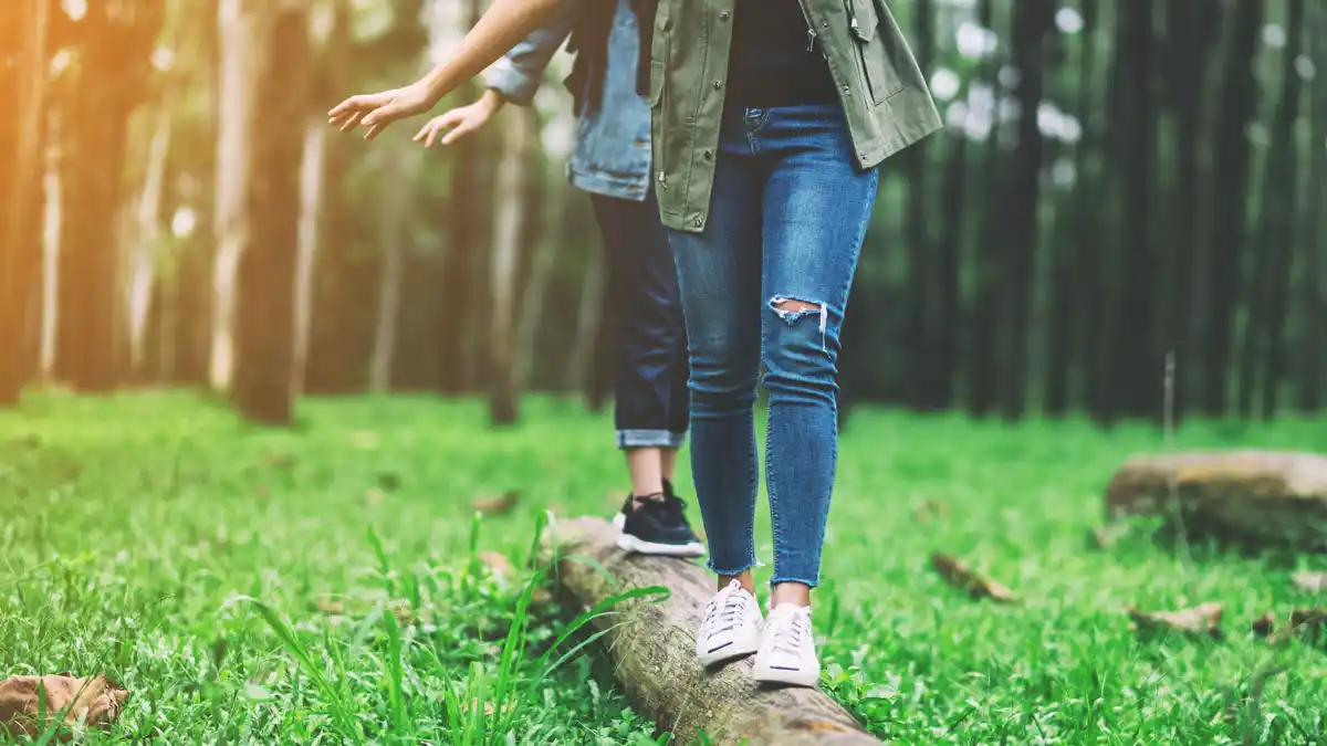 Balance is controlled by the vestibular system of the inner ear.