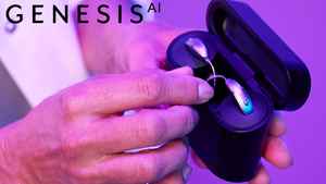 Genesis AI and recharging station.