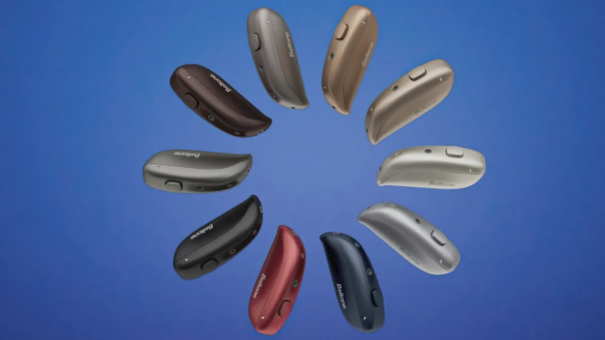 Beltone Envision comes in 10 color options.