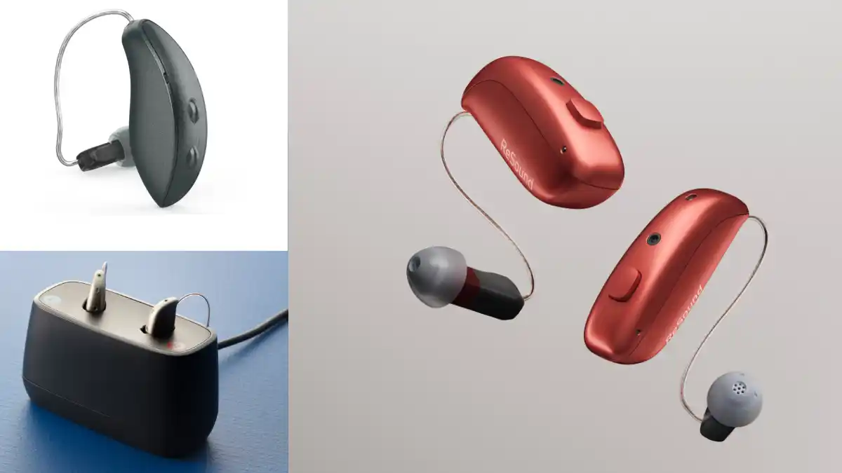 Miracle-Ear, Beltone, and ReSound hearing aids.