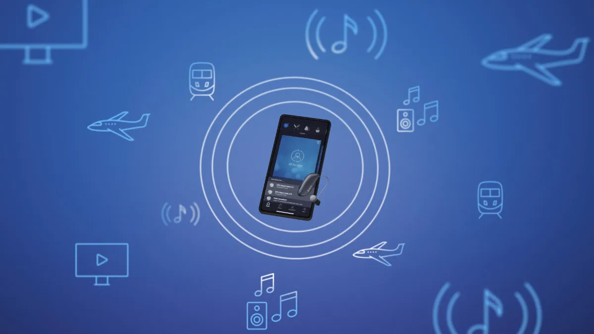 The new Auracast Assistant in the Beltone app is one more step toward making this revolutionary broadcasting technology a reality in compatible hearing aids and headphones.
