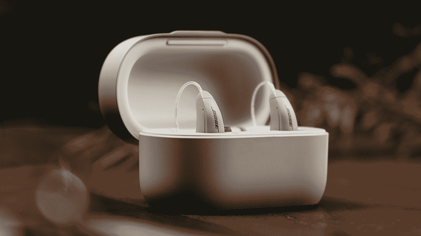 Lexie B2 Powered by Bose rechargeable OTC hearing aid.