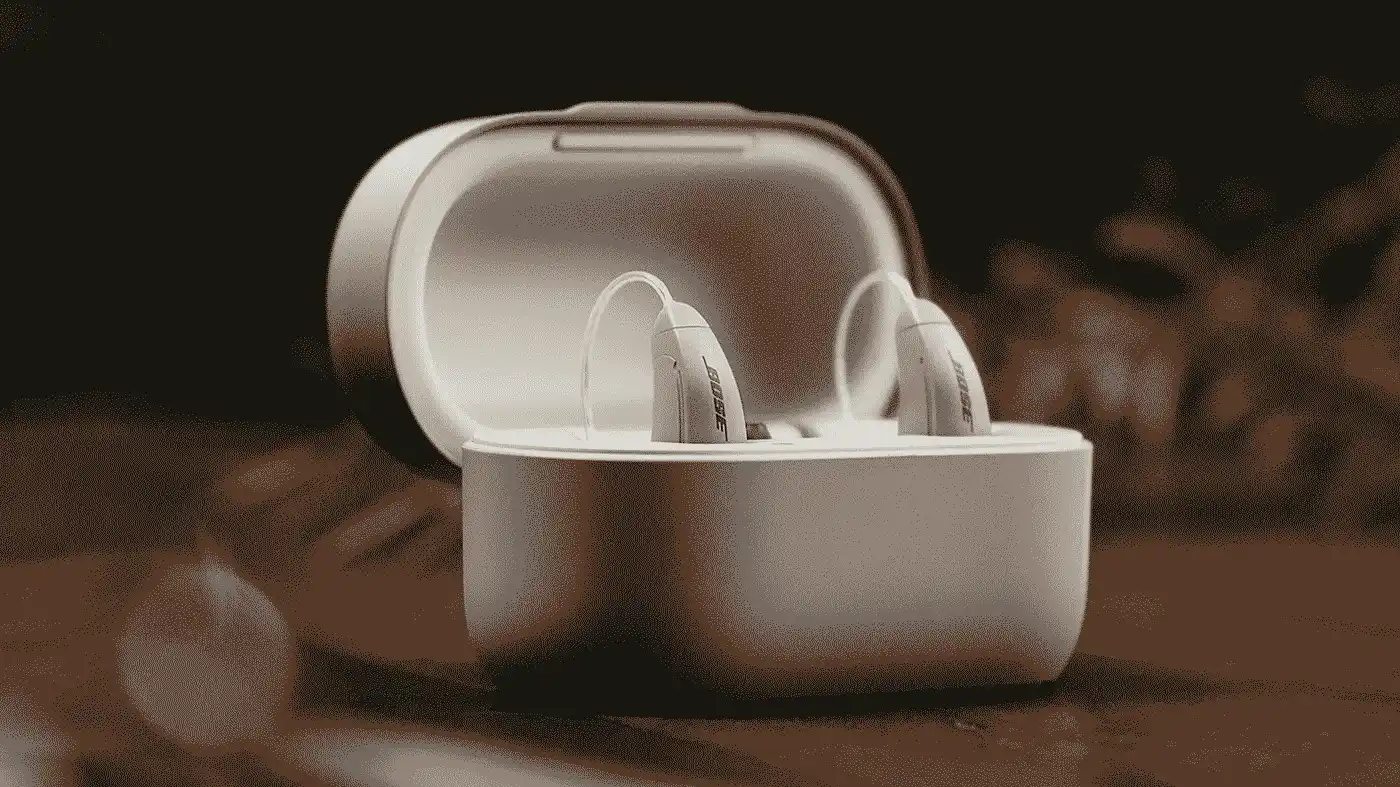 Lexie B2 Powered by Bose rechargeable OTC hearing aid.