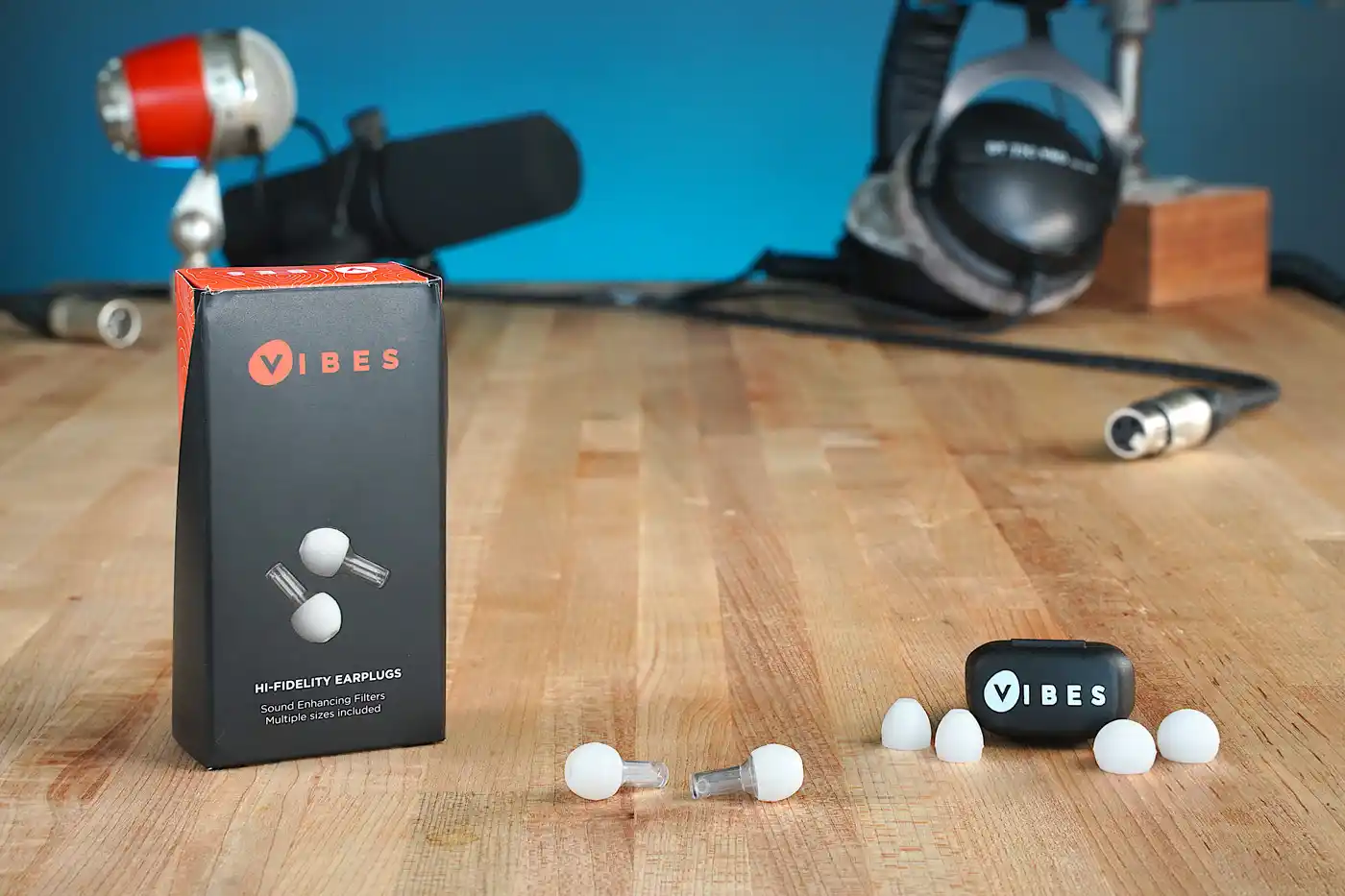 Unboxing the Vibes earplugs.