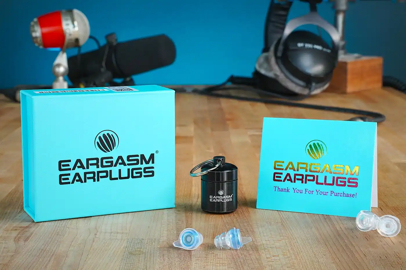 Unboxing the Eargasm High Fidelity earplugs.