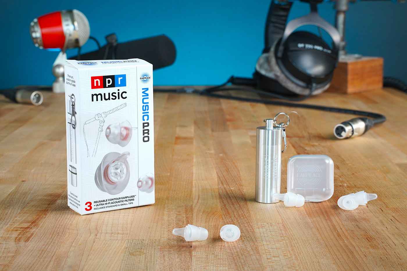 Unboxing the NPR Music x EarPeace earplugs.
