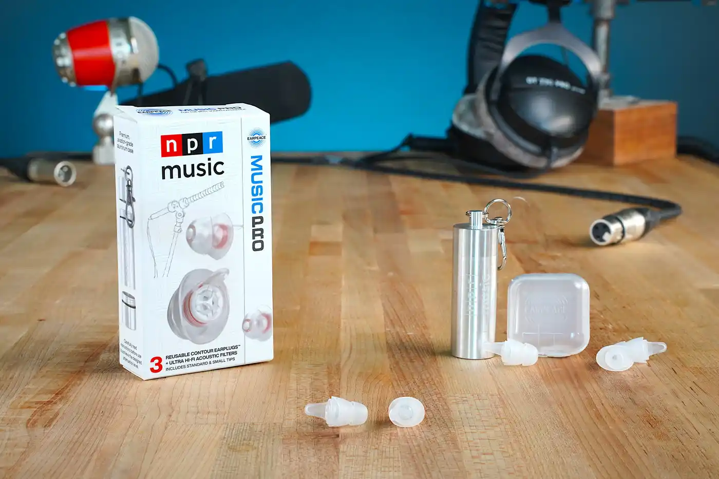 Unboxing the NPR Music x EarPeace earplugs.