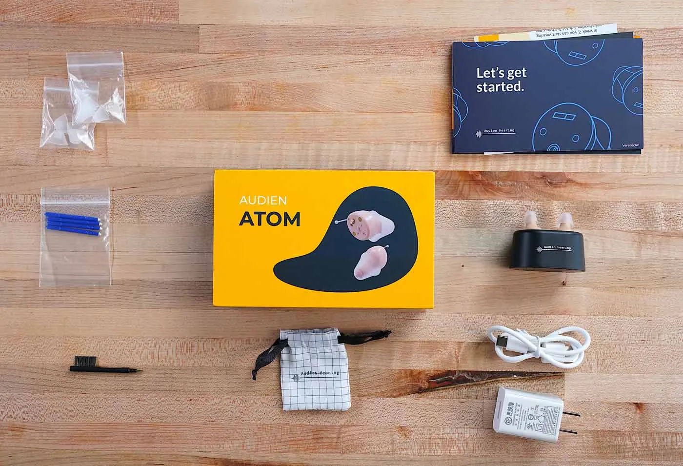 Unboxing of Audien Atom Devices