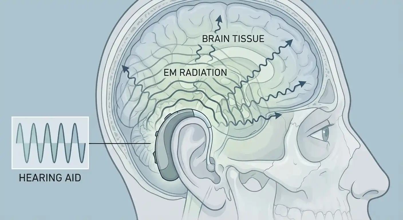 Electromagnetic Radiation Bluetooth Hearing Aids