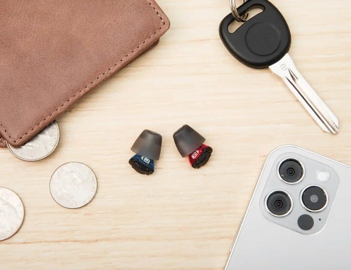 Audicus Mini "invisible" hearing aids.