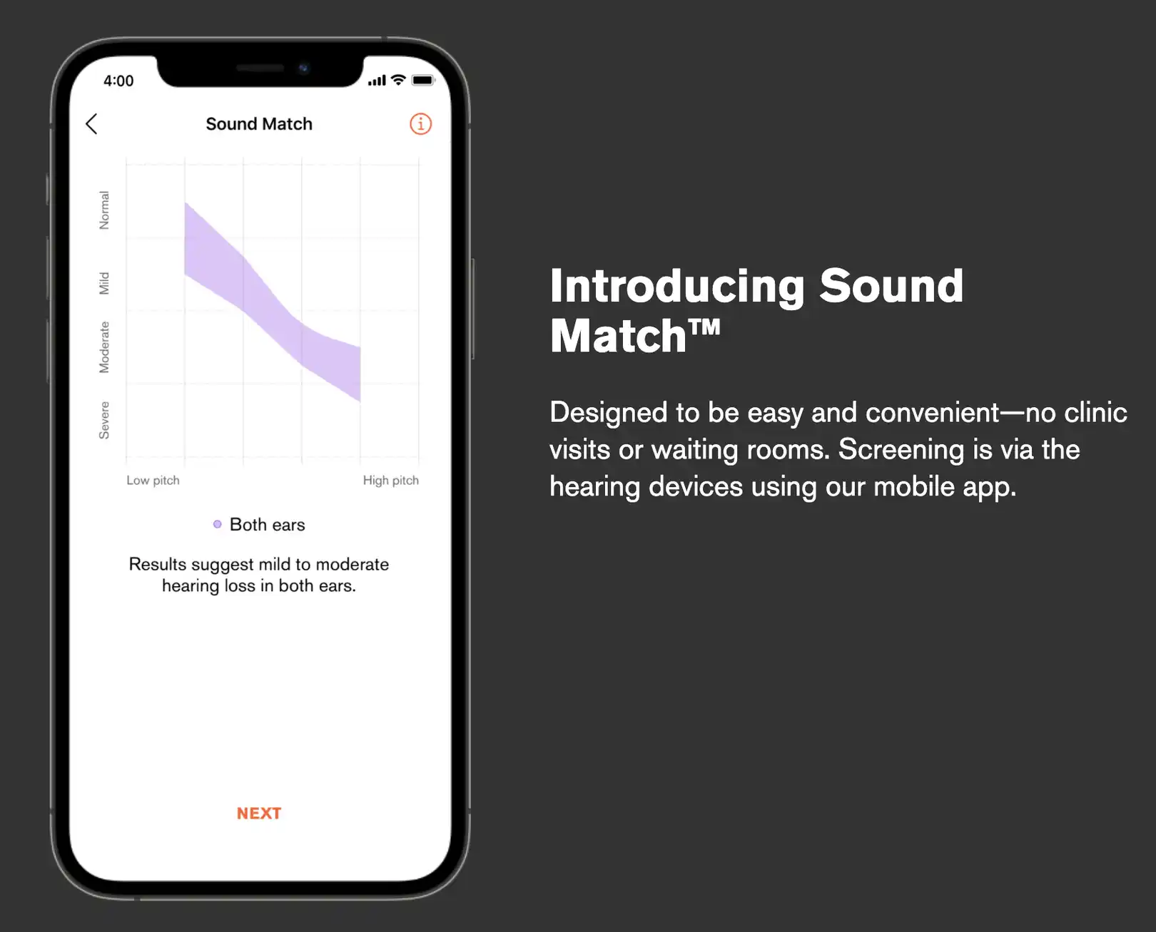Sound Match™ und Eargo 5