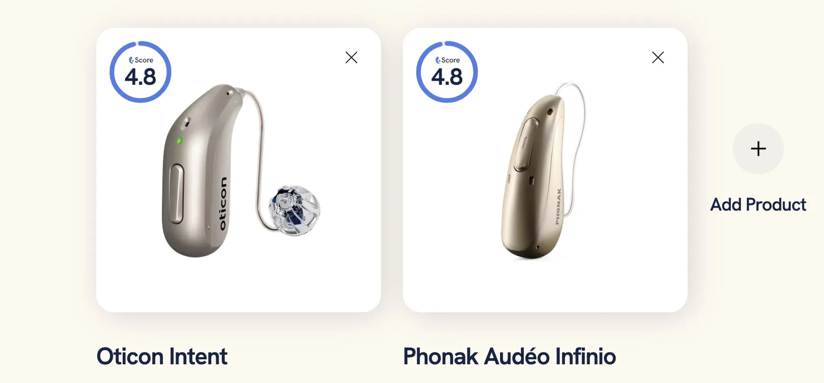 Oticon Intent vs Phonak Audéo Infinio Sphere