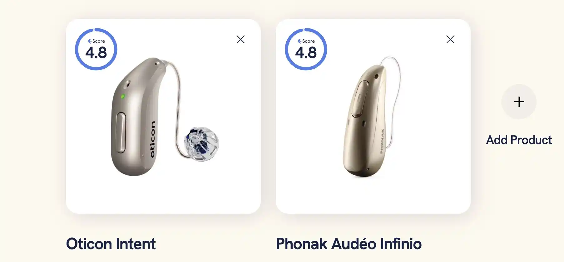 Oticon Intent vs Phonak Audéo Infinio Sphere