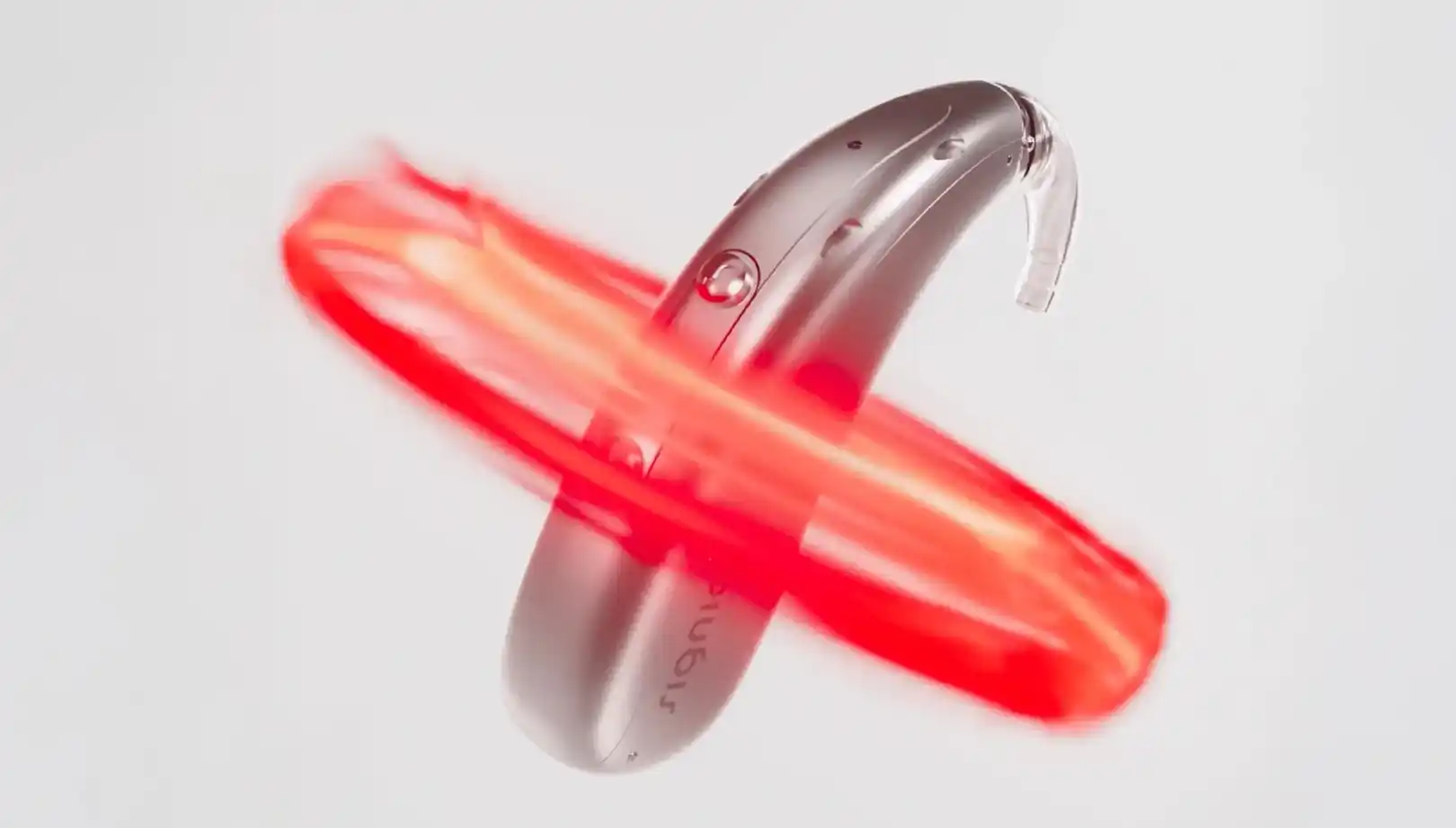 Motion Charge&Go IX behind-the-ear (BTE) hearing aid.