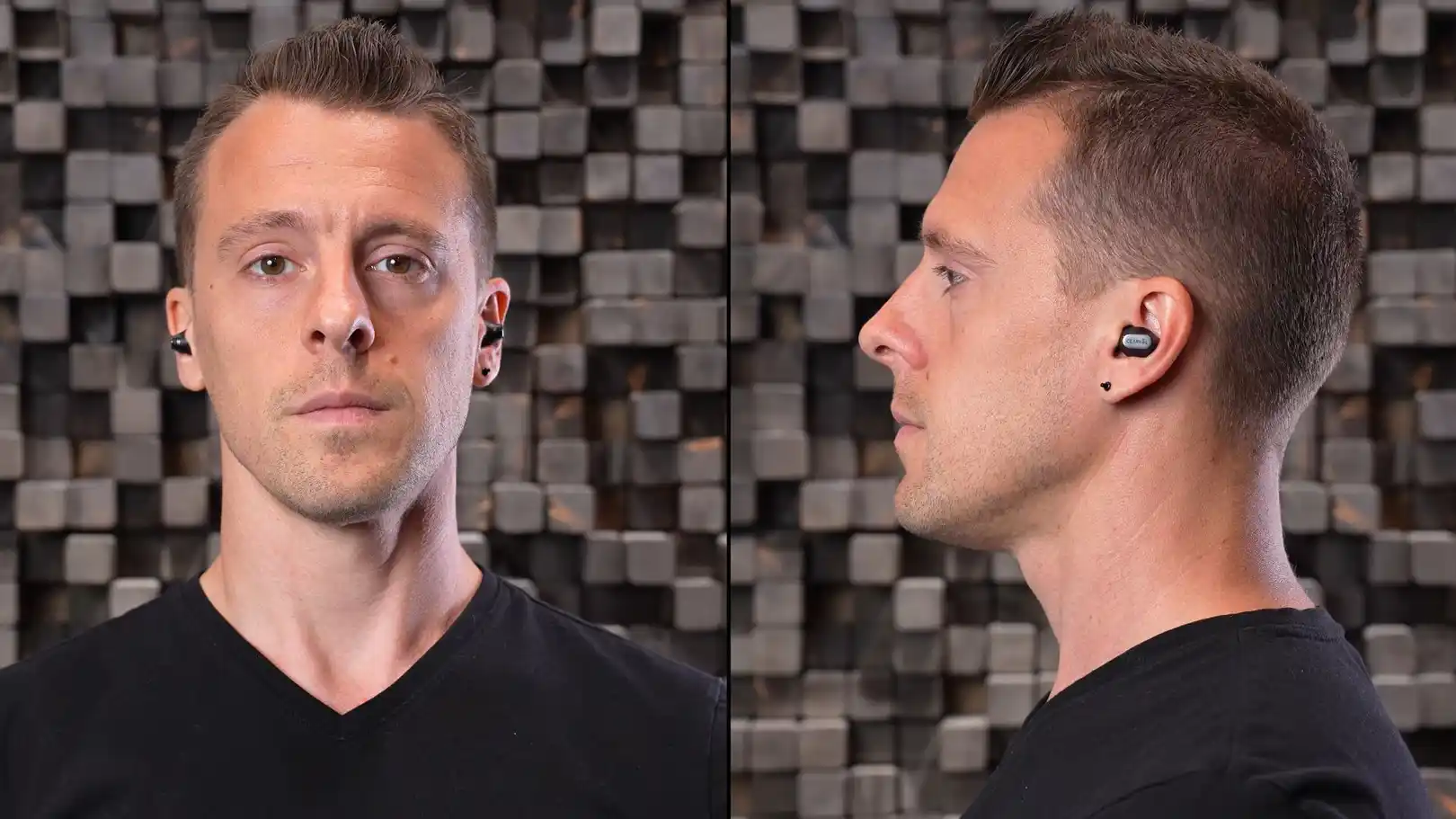 Here's what Cearvol Wave looks like on Dr. Taddei's ears.