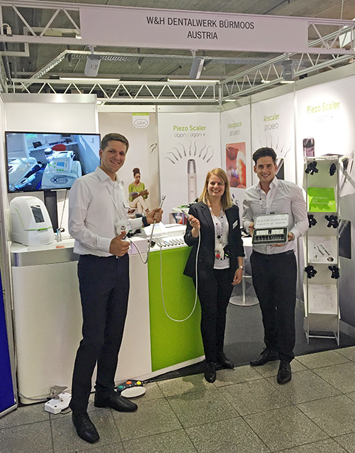 El equipo de W&H en el ISDH de 2016 de Basilea.