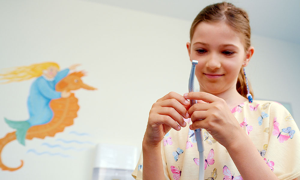 La microturbina TK-94 L de W&H es especialmente ventajoso para el tratamiento de niños o pacientes con problemas de ansiedad.