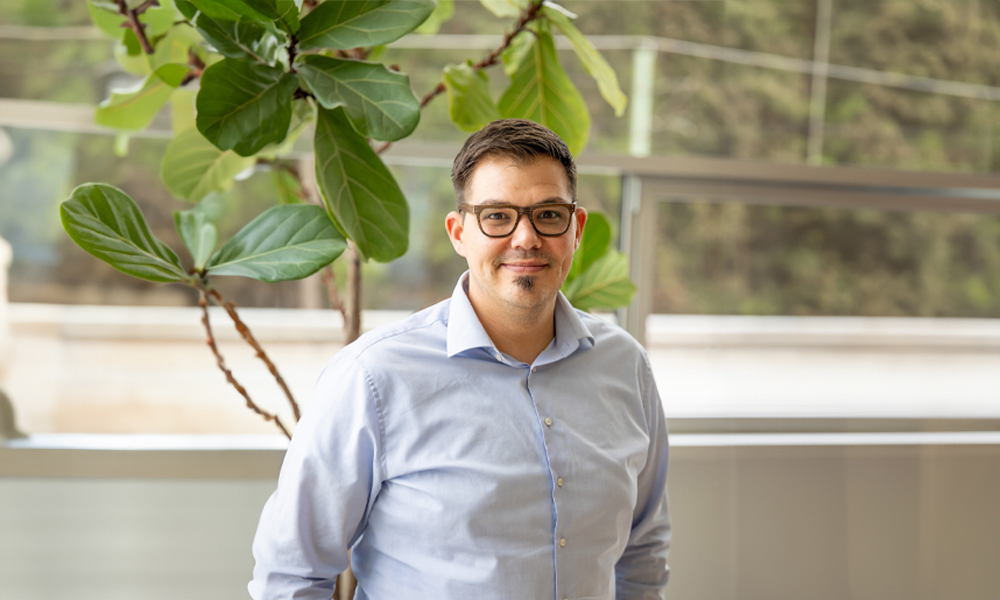 Martin Huber, Organisator der Blutspendenaktion.