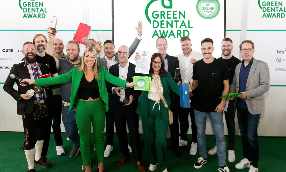 W&H erreichte Platz 1. beim Green Dental Award 2023.