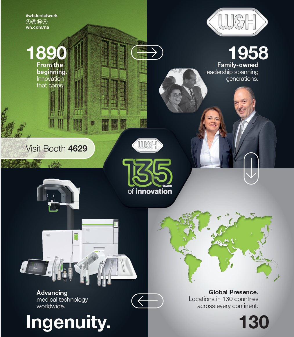 W&H Celebrates 135 Years of Innovation at the Chicago Midwinter Meeting