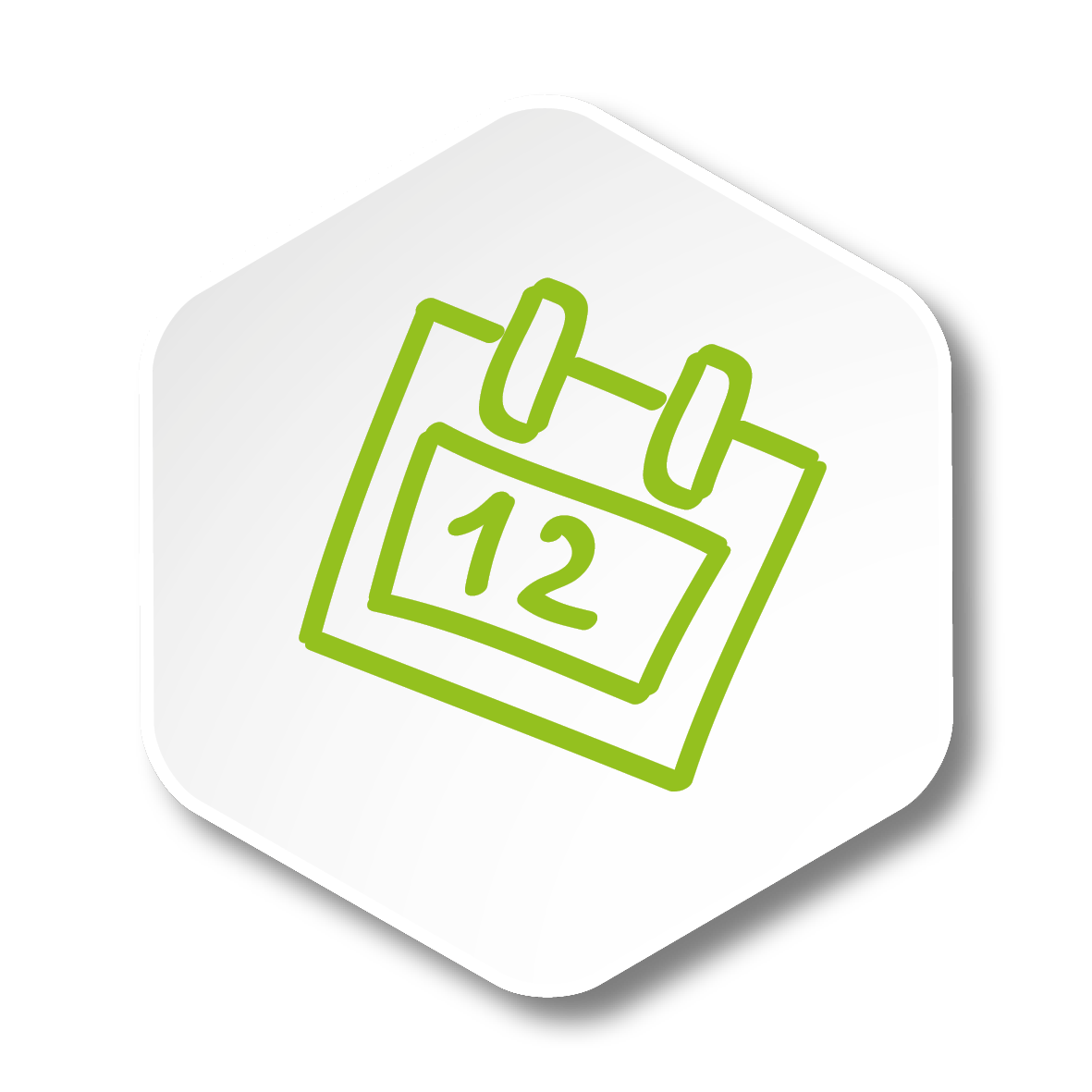 IPC cycle icon: calendar sheet