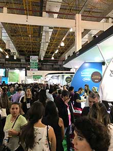 high number of visitors.