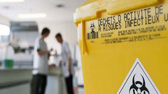 Elimination des déchets d’activité de soins à risque infectieux