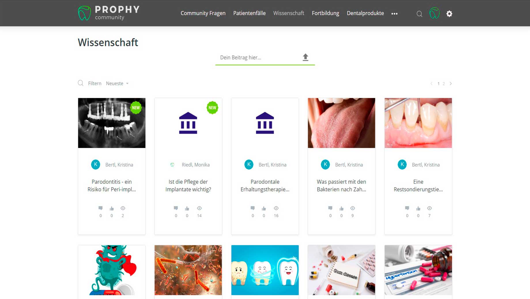 Relevante Themen auf einen Blick und individueller Austausch zu den Themen.