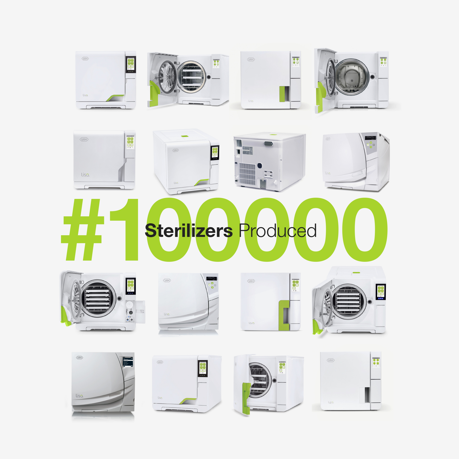 100 000 × calidad probada de W&H para clínicas dentales en todo el mundo.