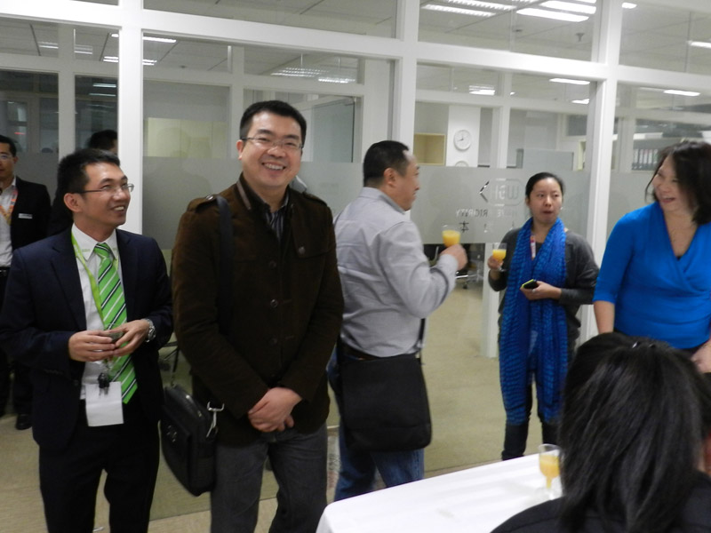 Jerry XiaBo (W&H China), Yang Yi Peng (ChongQing), Shen Ping (Tesco) and Caroline Tan-Dorrell.